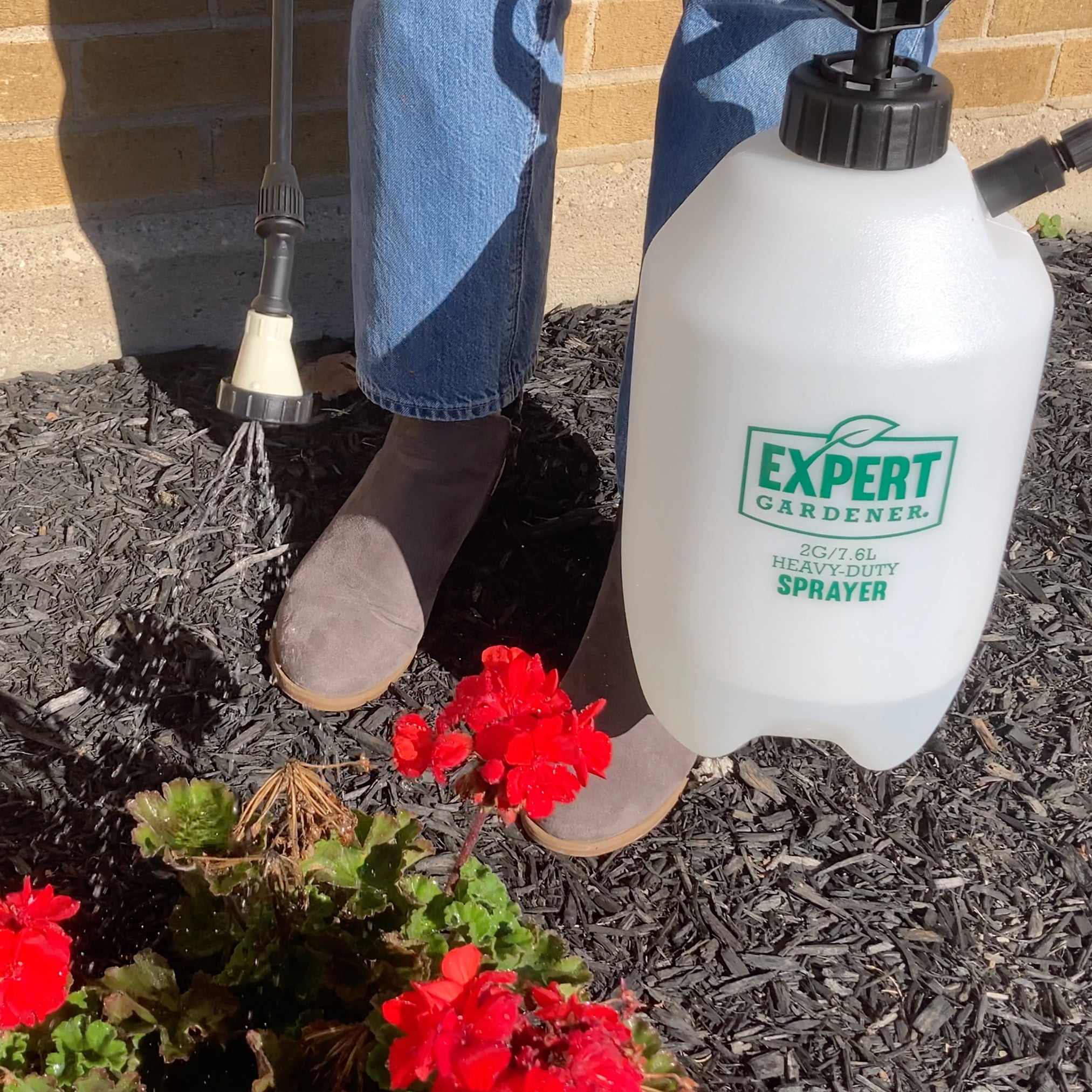 Expert Gardener 2 Gallon Poly Tank HeavyDuty Pump Sprayer