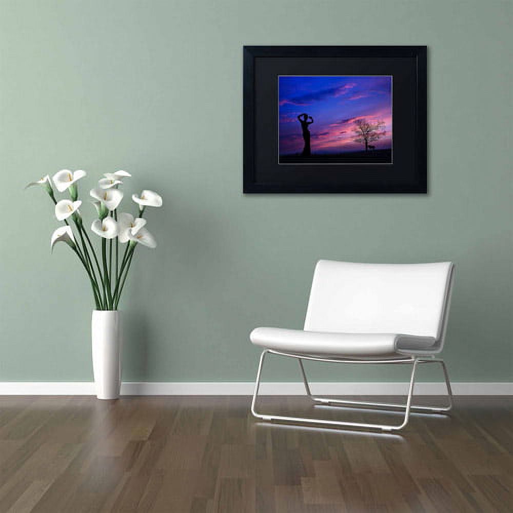 Trademark Fine Art "Dance for Me" Canvas Art by Philippe Sainte-Laudy, Black Matte, Black Frame