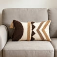 thumbnail image 5 of Bohemian Embroidered Cushion Cover, Velvet Throw Pillow Case With Tassels, Decorative Boho Pillow Cover For Sofa, Bed, Living Room, And Home Decor, 5 of 7