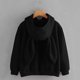 thumbnail image 4 of Sudadera para mujer, sudadera Evansamp con capucha de conejo con orejas largas, de algodón, lisa, tipo jersey, de forro polar, para adolescentes., 4 of 5