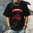 thumbnail image 4 of Men's Short Sleeve Graphic T shirt Collection Summer New Trendy Fashion Oversized Men's Tee, 4 of 5
