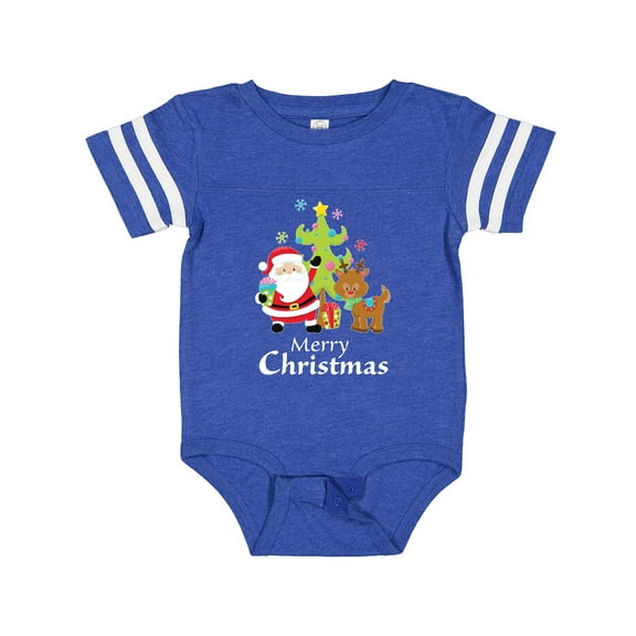 Inktastic Merry Christmas Boys or Girls Baby Bodysuit