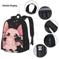 thumbnail image 3 of Balery Cute Axolotl Sakura Blossoms B Mochila escolar 3 en 1 para niños: mochila resistente con lonchera térmica y estuche para lápices. Mochila escolar para niños y niñas., 3 of 7