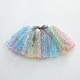 thumbnail image 3 of SRZYMJ Girls Rainbow Bow Tutu With Wings and HeadbandFluffy Tulle Outfit Ballet Princess Skirt Infant-Toddler to Birthday Clothes, 3 of 3