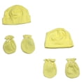 thumbnail image 1 of Bambini Neutral Baby Cap and Mittens 4 Piece Set, 1 of 3