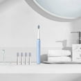 thumbnail image 1 of Portable Toothbrush, Travel Adult Detachable Battery Toothbrush, Sound Vibration Technology, Deep Cleaning, Replaceable Battery, Waterproof Design, 1 of 7
