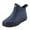 Dark Blue, variant on XZNGL Men Fashion Casual Outdoor Waterproof Short Ankle Rain Boots Slip On Water Shoes