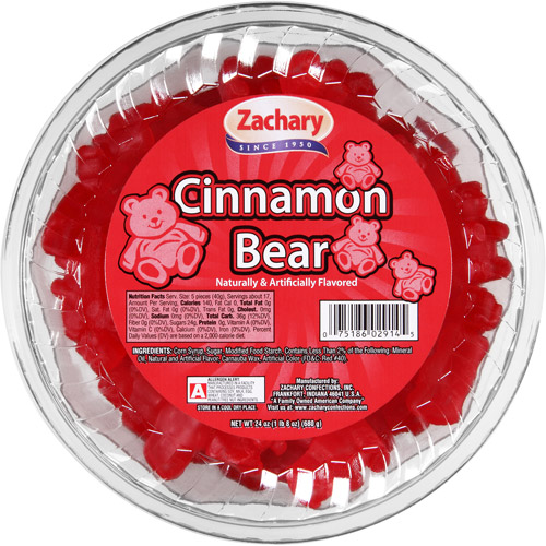 Zachary Holiday Cinnamon Bear Candy, 24 oz - Walmart.com