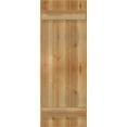 thumbnail image 5 of 16 1/8"W X 44"H Timbercraft Three 5 3/8" Boards Joined Board-N-Batten Shutters, Rough Sawn Western Red Cedar (Per Pair), 5 of 13