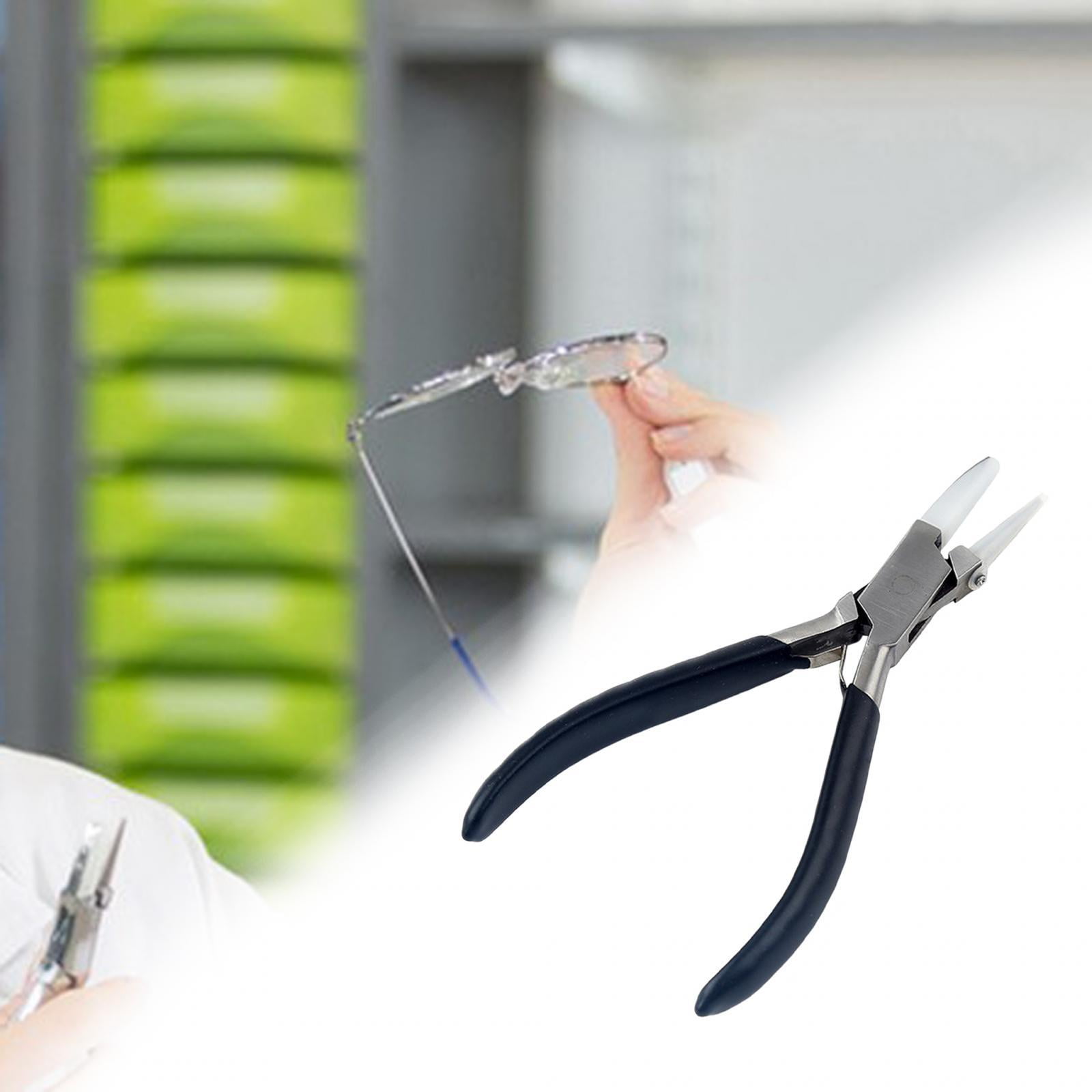 FVDPWYE Double Nylon Jaw Pliers Jaw Plier Anti Rust Steel Bead Crimping Plier Jewelry Style B