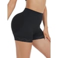thumbnail image 3 of BIMEI Women Butt Lifter Panties Padded Shapewear Hip Enhancer Pads Shorts Underwear Tummy Control Boyshorts,Black,S, 3 of 5