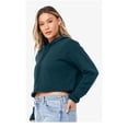 thumbnail image 2 of BELLA + CANVAS Women�'s Crop Fleece Hoodie, 2 of 5