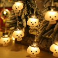 thumbnail image 4 of Guirnalda de luces Led para Halloween, adorno de calabaza fantasma, murciélago, lápida, árbol, decoración para el hogar, bricolaje, fiesta, 1,5 m, 4 of 4