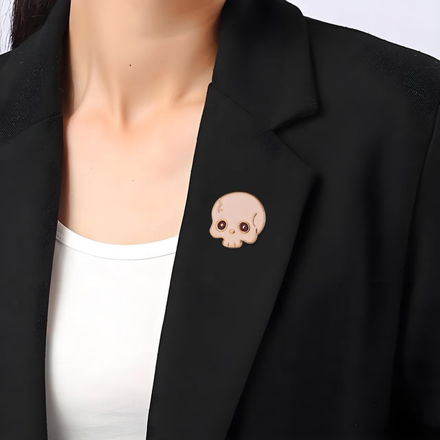 XYAIYT Halloween Metal Badge Pin Pumpkin Lantern Ghost Brooch Long Lasting Festive Accessory for Clothes Bags Pin Fixing Device Decoration Unique Design