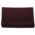 thumbnail image 2 of Lanvin Soft Luxurious 100% Wool Red Fringe Scarf for Mens, 2 of 4