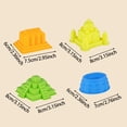 thumbnail image 2 of YWIYIUD 1 Set Reusable Beach Toy Set with Sand Bucket Shovel and Castle Model for Beach Backyard Park Pool and Outdoor Activities Practical Beach Interactive Toys for Parent and Teens, 2 of 6