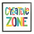 thumbnail image 2 of Stupell Industries Creative Zone Kids' Motivational Phrase Vibrant Playful Typography, 24 x 24, Design by Raye Allison Creations, 2 of 5