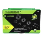 Greenlee Carbide Cutter Kit Quick Change 8Pc