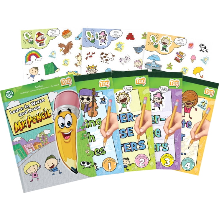 LeapFrog TAG Activity Storybook Pencil Learn to Write and Draw with Mr