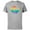 Athletic Heather, variant on Star Wars Rebel Alliance and Galactic Empire Pride - Short Sleeve Cotton T-Shirt for Adults - Customized-Black