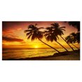 thumbnail image 2 of Barbados Island Evening Seashore - Modern Seascape Canvas Artwork, 2 of 3