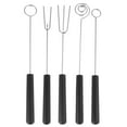 thumbnail image 3 of 5PCS Stainless Steel Kebab Tool Chocolate Fork Picks Kitchen Gadget for Home Barbecue Cooking, 3 of 6