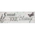 thumbnail image 2 of Craven, Katrina 24x11 Black Ornate Wood Framed with Double Matting Museum Art Print Titled - Count Your Blessings, 2 of 4