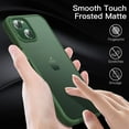 thumbnail image 4 of Casus Frosted Matte Silicone Frame Shockproof Case for iPhone 13 - Green, 4 of 6
