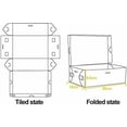 thumbnail image 4 of Caja de zapatos apilable de 12 piezas, caja de zapatos de plástico transparente, sólida y transpirable con puerta frontal para zapatillas de deporte de talla 39 - Transparente, 4 of 5