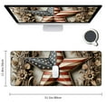thumbnail image 2 of XXL Gaming Large Mouse Pad Gel Ergonomic Full Desk Mousepad Oversized Office Decor for Women American Flag Farm Berries Vintage Wooden Board Cool Custom Laptop Mat, 2 of 6