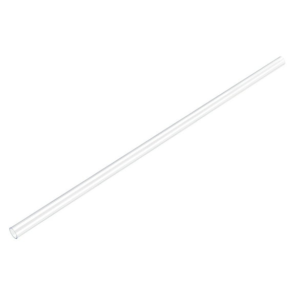 Polycarbonate Rigid Round Clear Tubing 10mm(0.39 Inch)IDx11mm(0.43 Inch)ODx500mm(1.64ft) Length Plastic Tube