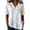 White, variant on Womens Short Sleeve Shirts V Neck Casual Business Work Top Pleated Tshirts Loose Tunic Blouses