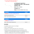 thumbnail image 2 of A/C Liquid Hose - Compatible with 2000 - 2006 Chevy Suburban 1500 2001 2002 2003 2004 2005, 2 of 2