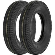 WEIZE Highway Boat Utility Trailer Tire 5.30-12 5.3-12 530-12, Load Range C, LRC 6PR Set of 2