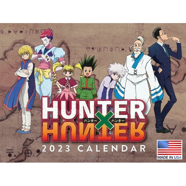 Hunter X Hunter Calendar 2023 Monthly Wall Hanging Calendars Japanese