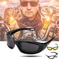 thumbnail image 3 of Motorcycle Glasses Bike Cycling Windproof Riding Goggles Sports New Moto Eyewear Mens Sunglasses Women UV400 Protective Eye, 3 of 5
