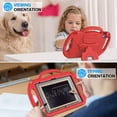 thumbnail image 5 of AVAWO Kids Case for iPad (A16) 11th Generation 11 Inch 2025 & iPad 10th Generation 10.9" 2022 & Air (M3/M2) 2025/2024 Cover with Shoulder Strap,Red, 5 of 9