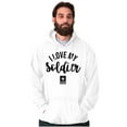 thumbnail image 5 of US Army Star Logo I Love My Soldier Hoodie Sweatshirt Women Men Brisco Brands S, 5 of 6