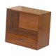 thumbnail image 2 of Gabinete de almacenamiento de escritorio de 2 capas, madera con cajón, organizador de escritorio, estante para tazas de té, tazas de café, artículos d, 2 of 7