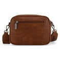 thumbnail image 5 of Wrangler Crossbody Bag for Women Multi Pocket Crossover Bag Shoulder Pursea with Adjustable Strap, Brown, 5 of 8
