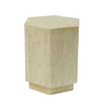 thumbnail image 7 of Antique Brown Hexagonal MGO Outdoor Side Table, 7 of 7