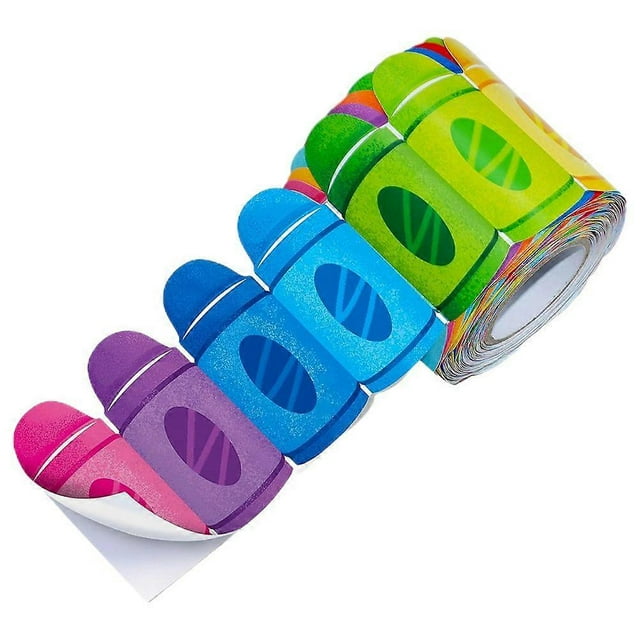 1 Roll Bulletin Board Stickers Classroom Decors Bulletin Board Decoration Classroom Stickers Decorations Classroom Bulletin Board Border Sticker Chalk
