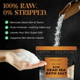thumbnail image 6 of Aromasong Raw Dead Sea Bath Salt 5 lb – Minimally Cleaned, Mineral-Rich with Dead Sea Mud, 100% Pure Natural Soaking Salts, 6 of 10