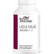 Bariatric Advantage - Ultra Multi Formula with Iron, 270 Count, Multivitamin for Bariatric Surgery Patients, Capsule