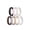 Pack D: Black, Sepia Rose, Almond, Smoke Violet, Nacreous Cloud, White Pepper, White, variant on Women’s Silicone Wedding Rings – 5.5mm Wide, 2mm Thick Engagement Rings, Rubber Engagement Bands, 7-Pack