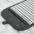 thumbnail image 4 of KitchenAid Albany Pot Holder 2-Pack Set, Charcoal Grey, 7"x10", 4 of 5