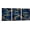 No1228, variant on Inspirational Wall Art Stay Positive Work Hard Make It Happen Office Wall Decor Motivaional Encouraging Canvas Prints Blue and Gold Pictures Decoration (Blue)