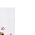 thumbnail image 3 of Festive Dog Jumping Christmas Holiday Machine Washable Embellished Flour Sack Kitchen Towel 27L x 18W in., 3 of 4