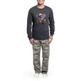 thumbnail image 5 of CafePress - I'm Cool I Go To School - Men's Long Sleeve Charcoal Pajama Set, 5 of 7