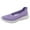 Purple, variant on Bmisegm Women Casual Shoes Fashionable New Pattern Simple and Solid Color Flat Bottom Comfortable Lightweight Non Slip Mesh Breathable Womens Casual Shoes Black 42